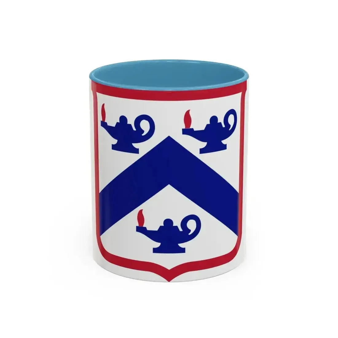 Combined Arms Center and Fort Leavenworth (U.S. Army) Accent Coffee Mug 11oz Light Blue - Go Mug Yourself