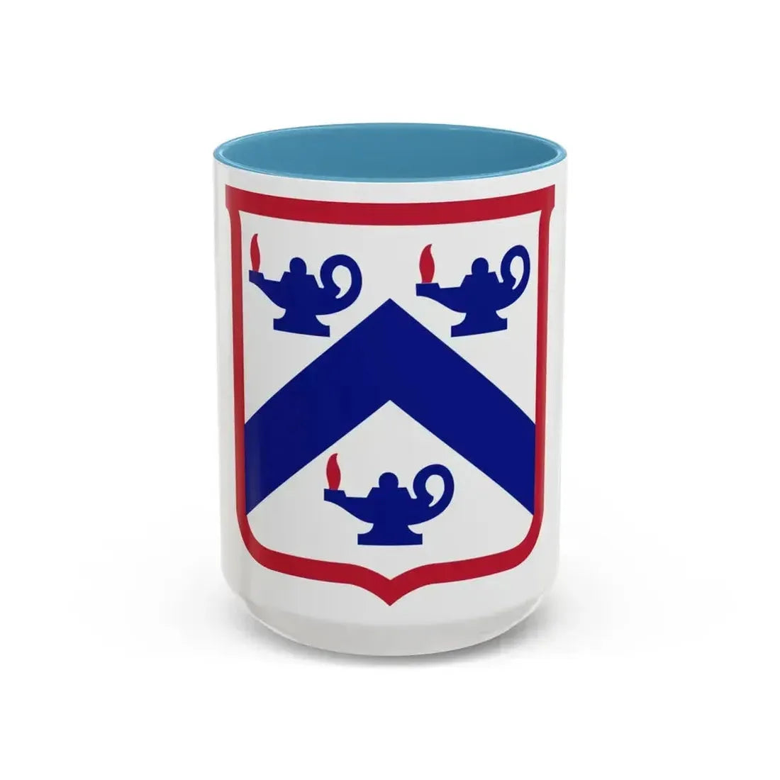 Combined Arms Center and Fort Leavenworth (U.S. Army) Accent Coffee Mug 15oz Light Blue - Go Mug Yourself
