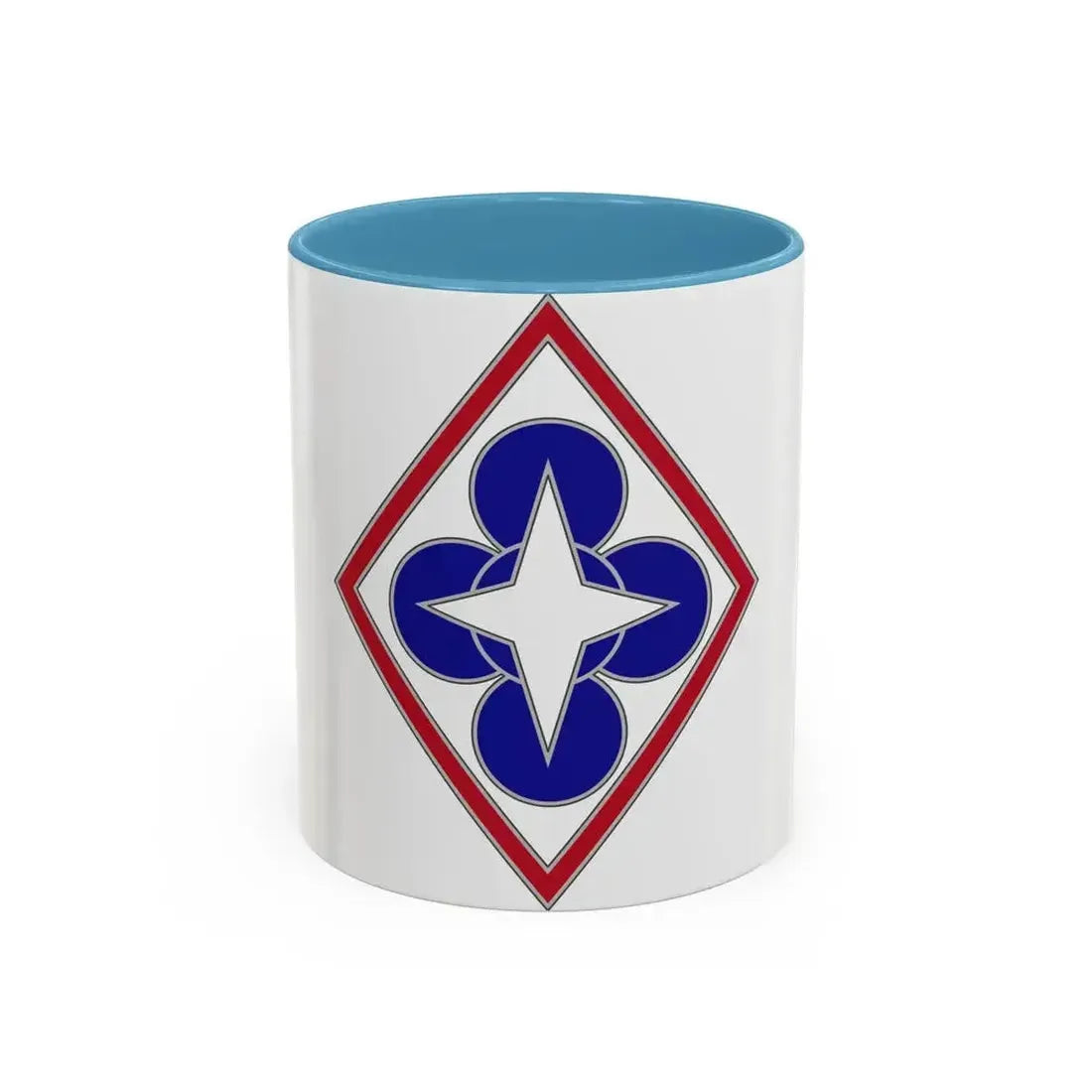 Combined Arms Support Command and Fort Lee (U.S. Army) Accent Coffee Mug 11oz Light Blue - Go Mug Yourself