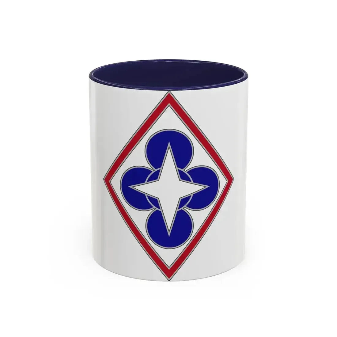 Combined Arms Support Command and Fort Lee (U.S. Army) Accent Coffee Mug 11oz Navy - Go Mug Yourself