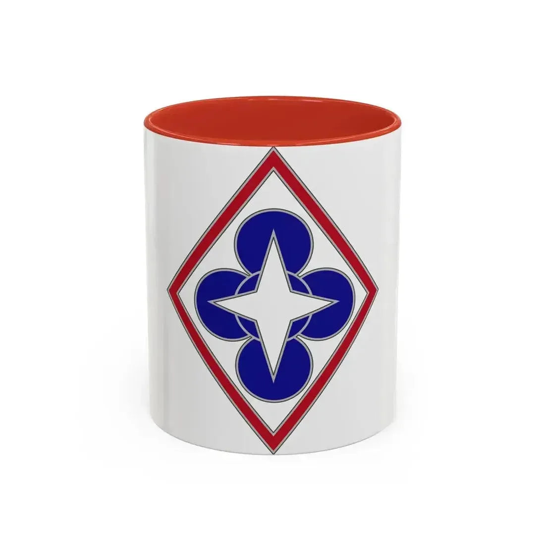Combined Arms Support Command and Fort Lee (U.S. Army) Accent Coffee Mug 11oz Red - Go Mug Yourself