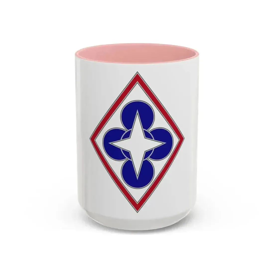 Combined Arms Support Command and Fort Lee (U.S. Army) Accent Coffee Mug 15oz Pink - Go Mug Yourself