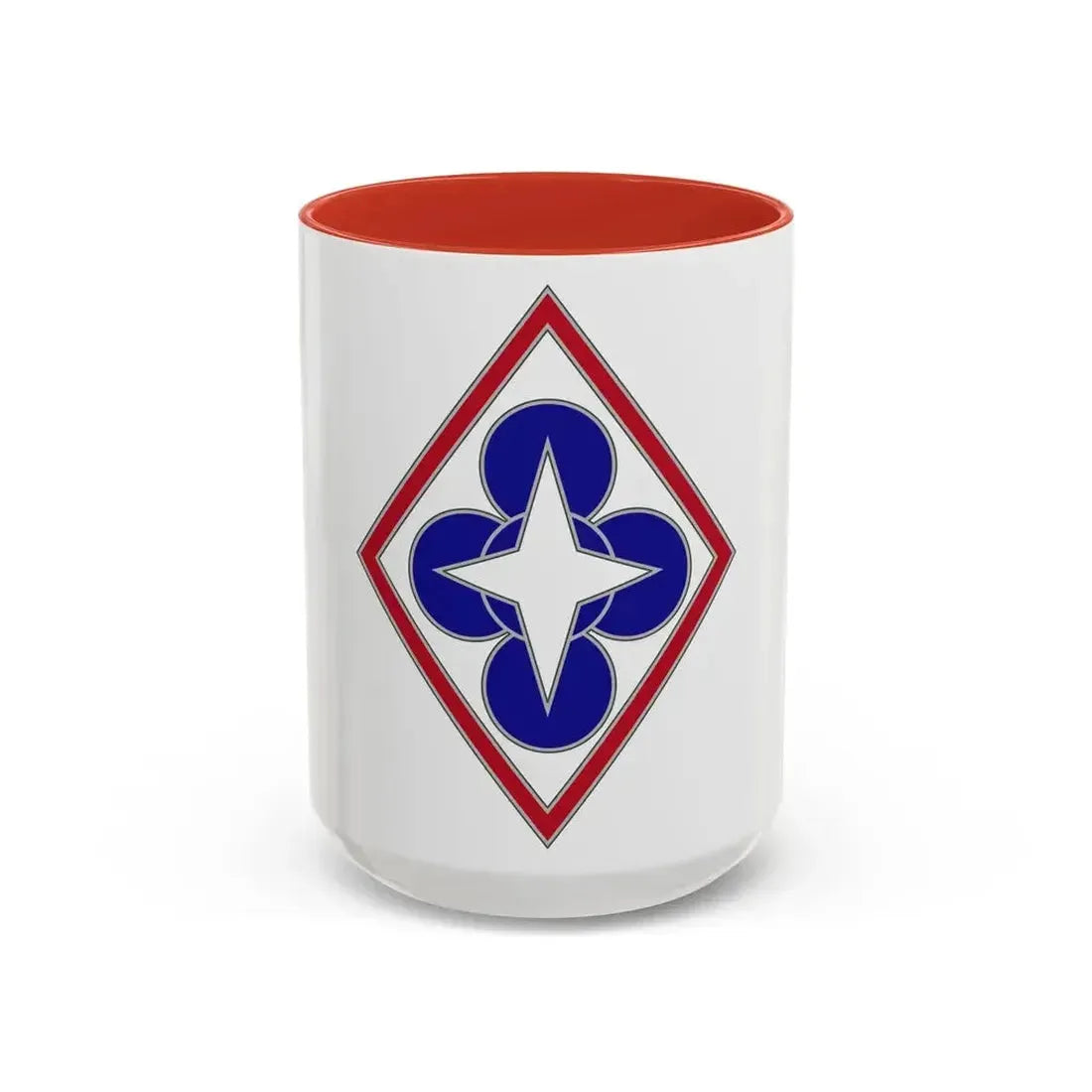 Combined Arms Support Command and Fort Lee (U.S. Army) Accent Coffee Mug 15oz Red - Go Mug Yourself