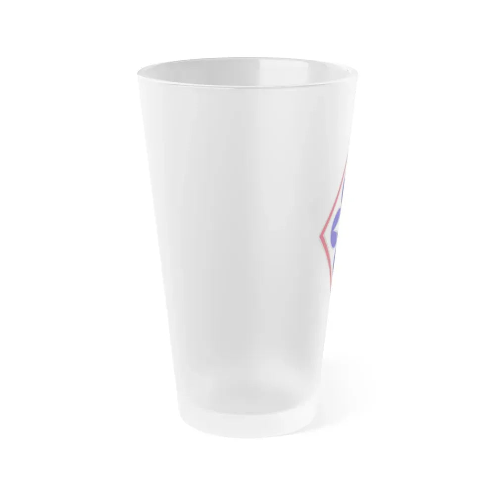 Combined Arms Support Command and Fort Lee (U.S. Army) Frosted Pint Glass 16oz - Go Mug Yourself