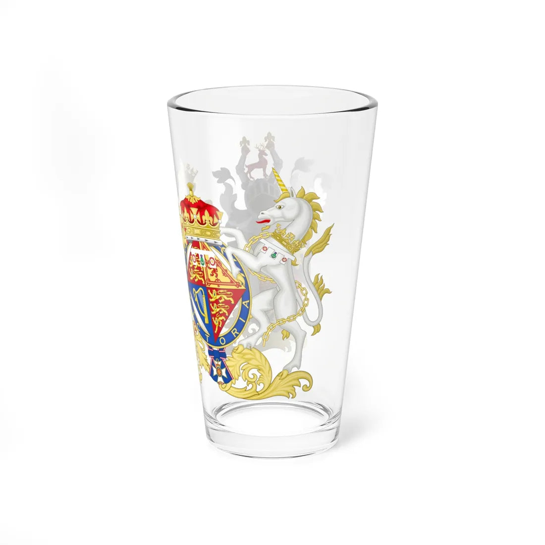 Combined Coat of Arms of Princess Margaret and Antony Armstrong-Jones (United Kingdom) (Coat of Arms) Pint Glass 16oz - Go Mug Yourself