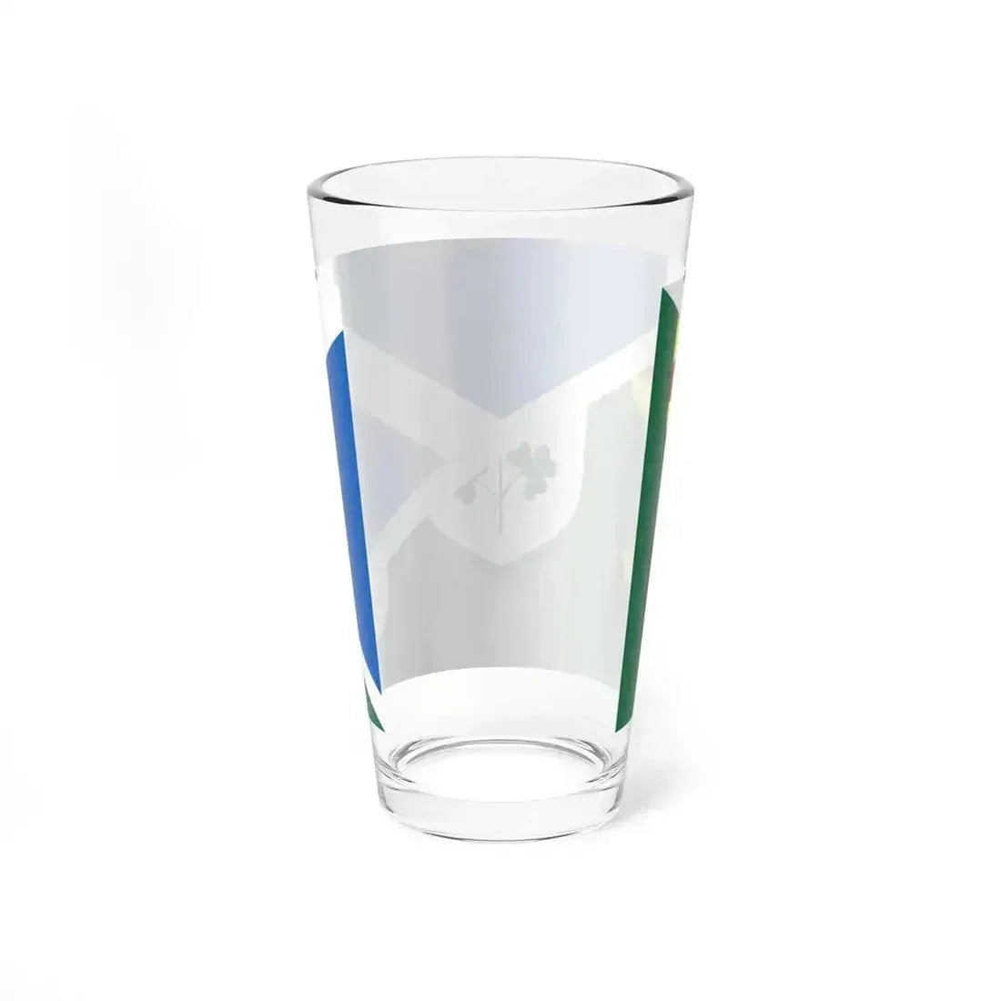 Combined flag of Scotland and Ireland rugby (Ireland) Pint Glass 16oz - Go Mug Yourself