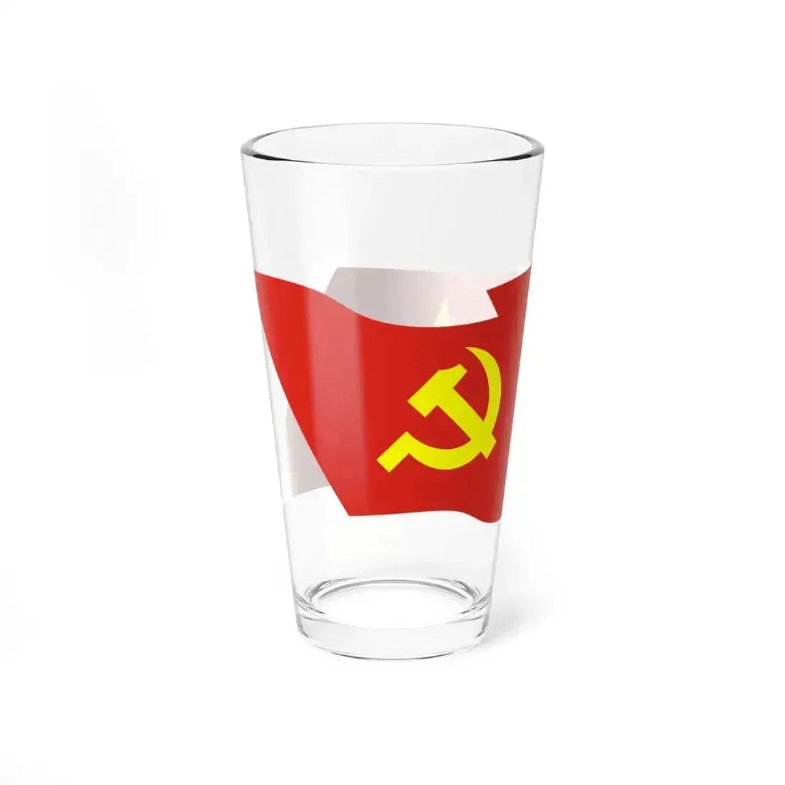 Combined flags of Communist Party of Vietnam and Vietnam (Vietnam) Pint Glass 16oz - Go Mug Yourself