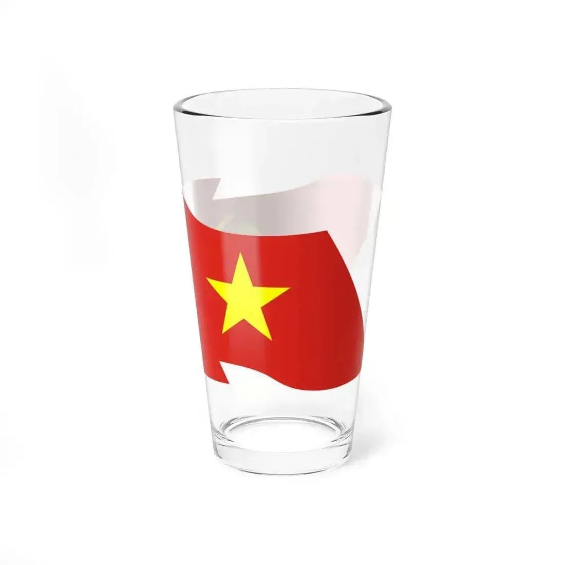 Combined flags of Communist Party of Vietnam and Vietnam (Vietnam) Pint Glass 16oz - Go Mug Yourself
