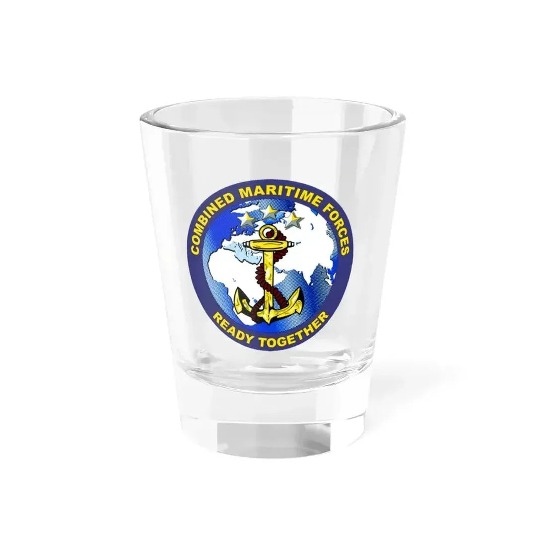 Combined Maritime Forces (U.S. Navy) Shot Glass 1.5oz 1.5oz - Go Mug Yourself