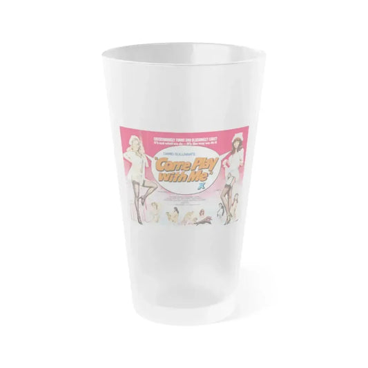 COME PLAY WITH ME 1977 Movie Poster - Frosted Pint Glass 16oz 16oz Frosted - Go Mug Yourself