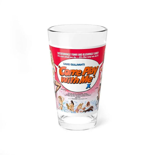COME PLAY WITH ME 1977 Movie Poster - Pint Glass 16oz 16oz - Go Mug Yourself