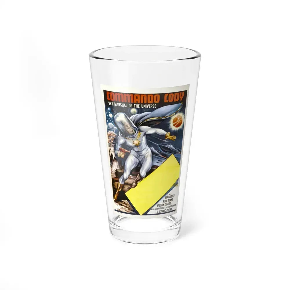COMMANDER CODY SKY MARSHAL OF THE UNIVERSE 1955 Movie Poster - Pint Glass 16oz 16oz - Go Mug Yourself