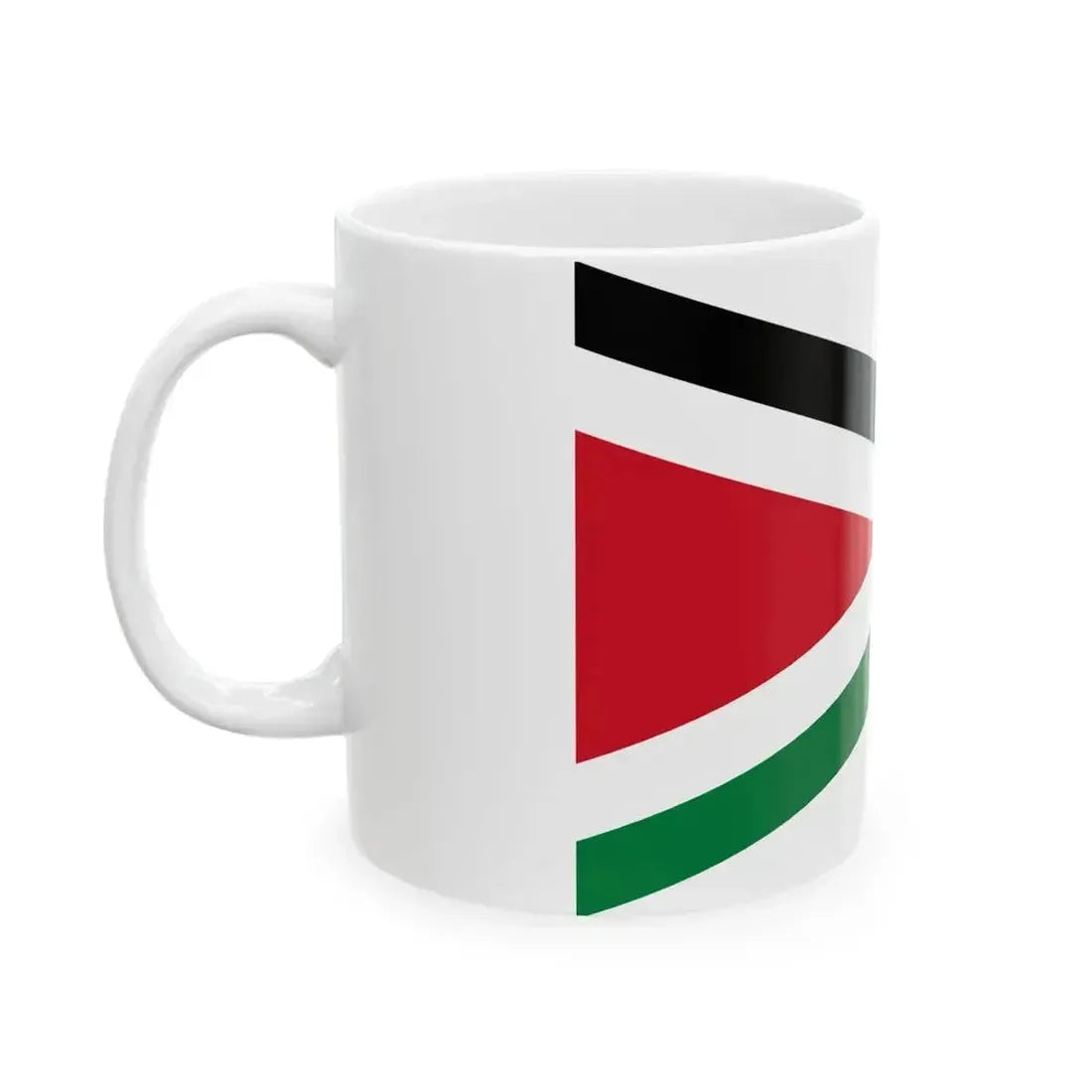 Commander of the Arab Legion Pennant 1939 (Jordan) White Coffee Mug - Go Mug Yourself