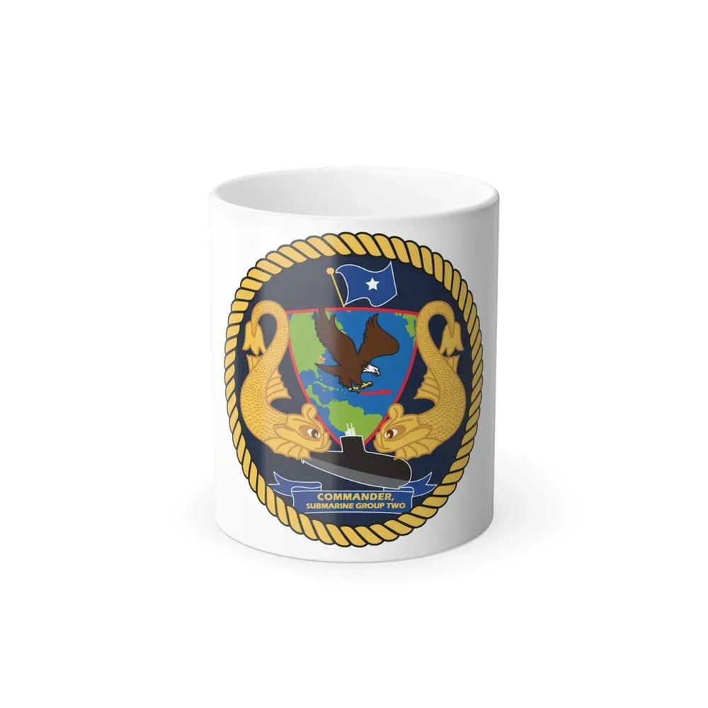 Commander Submarine Group Two (U.S. Navy) Color Changing Mug 11oz Default Title 11oz - Go Mug Yourself