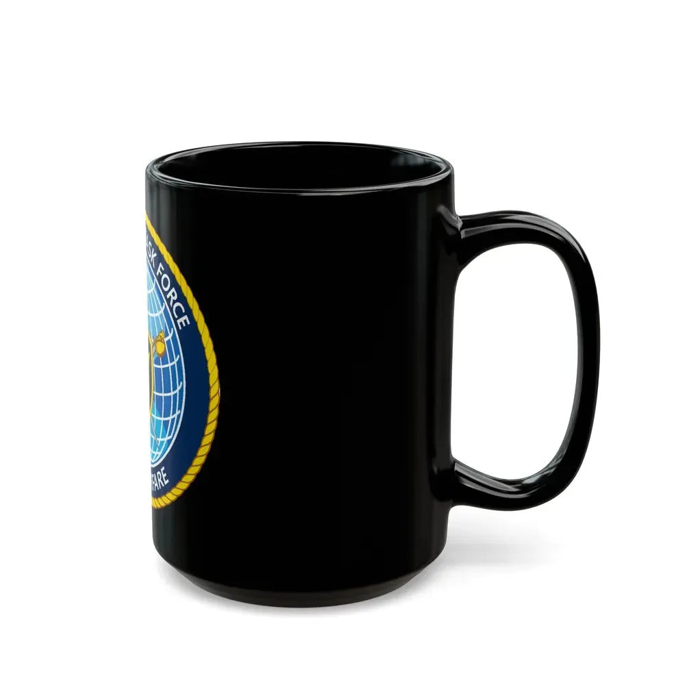 Commander Task Force Mine Warfare CTF MW (U.S. Navy) Black Coffee Mug - Go Mug Yourself