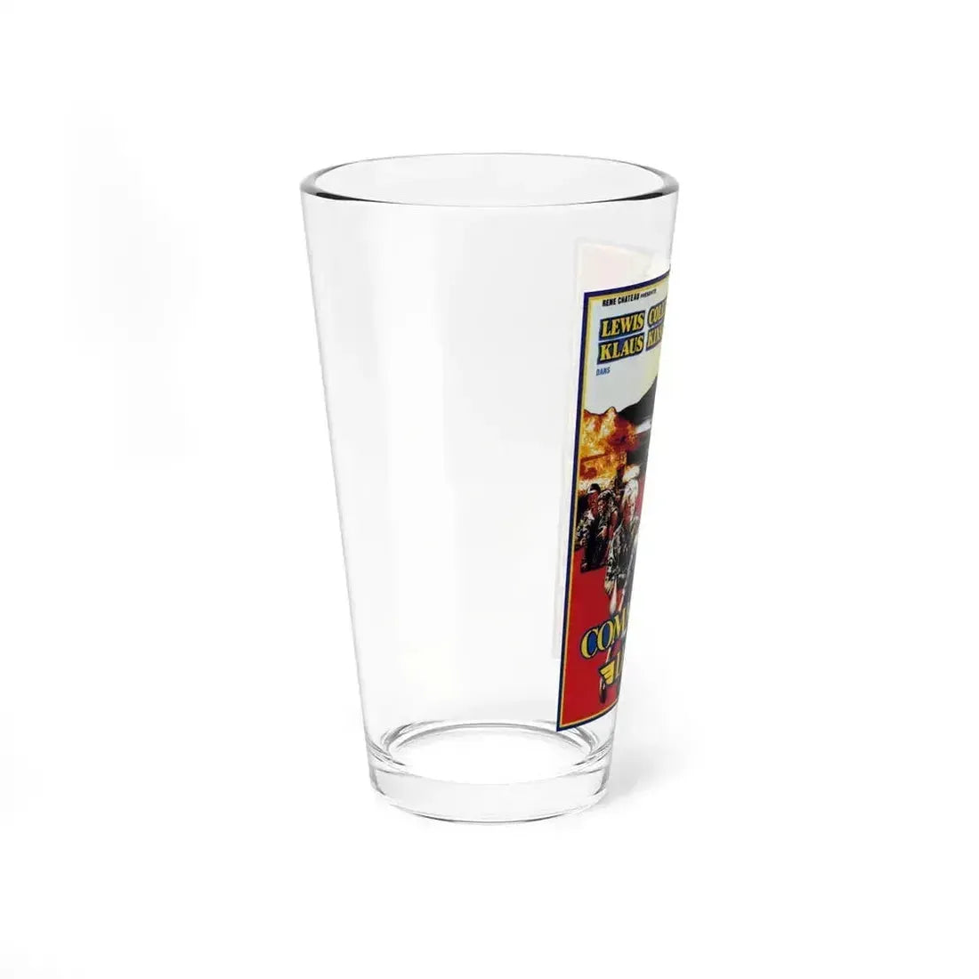 COMMANDO LEOPARD 1985 Movie Poster - Pint Glass 16oz - Go Mug Yourself