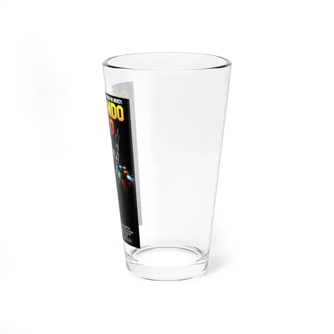 COMMANDO SQUAD 1987 Movie Poster - Pint Glass 16oz - Go Mug Yourself