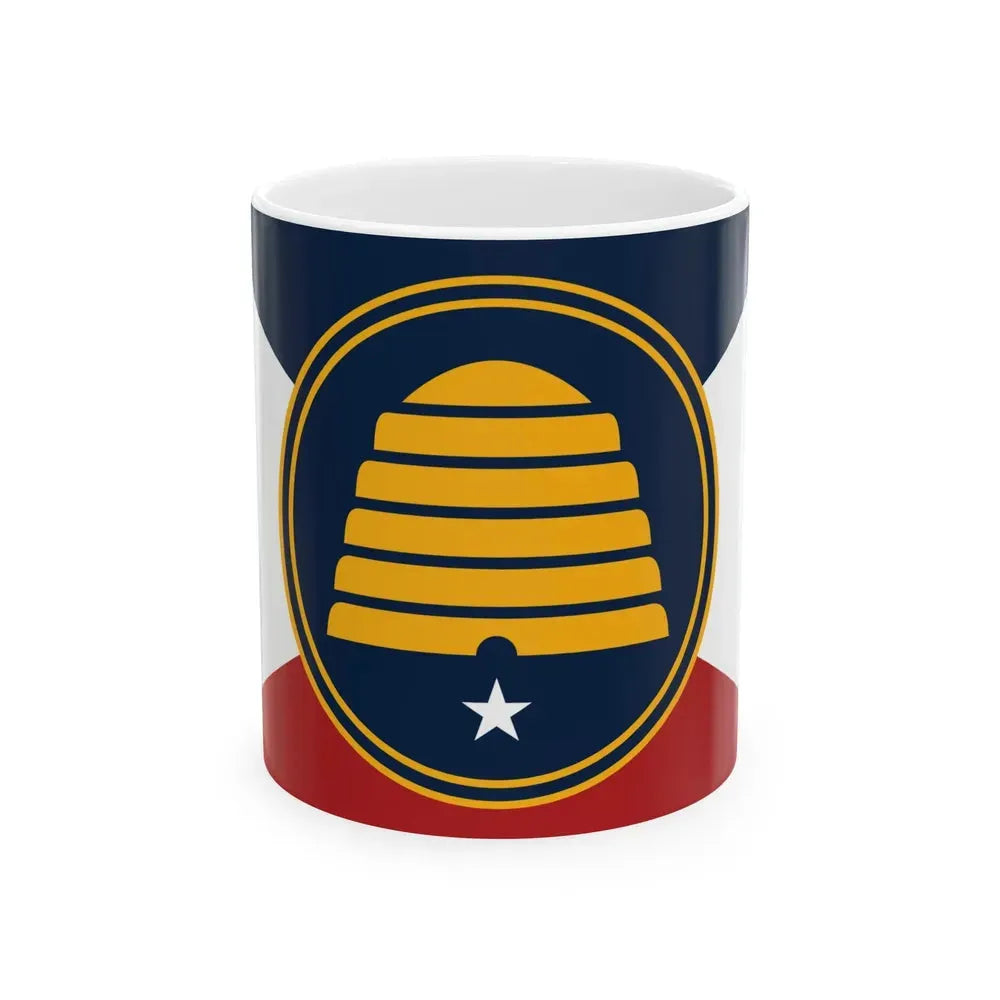 Commemorative Flag of Utah 2021 (United States) White Coffee Mug 11oz - Go Mug Yourself
