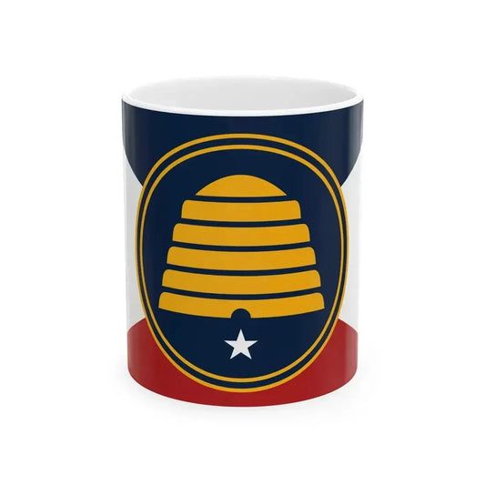 Commemorative Flag of Utah 2021 (United States) White Coffee Mug 11oz - Go Mug Yourself