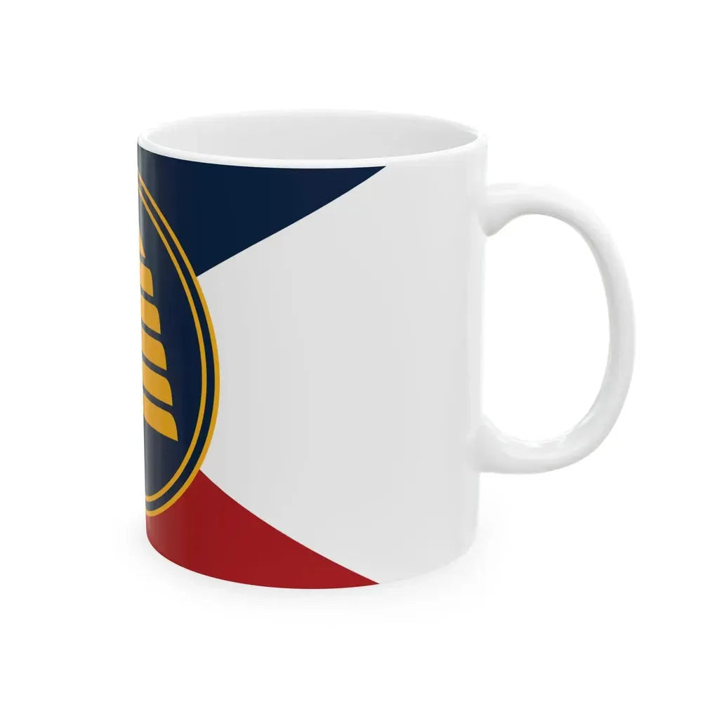 Commemorative Flag of Utah 2021 (United States) White Coffee Mug - Go Mug Yourself