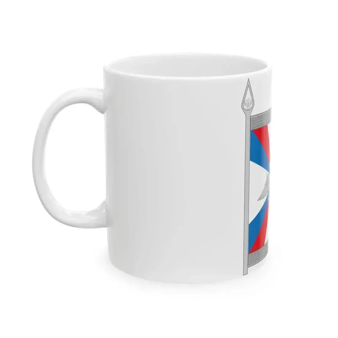 Commendation badge of the Commander in chief of the Land Forces of RF (Russia) White Coffee Mug - Go Mug Yourself