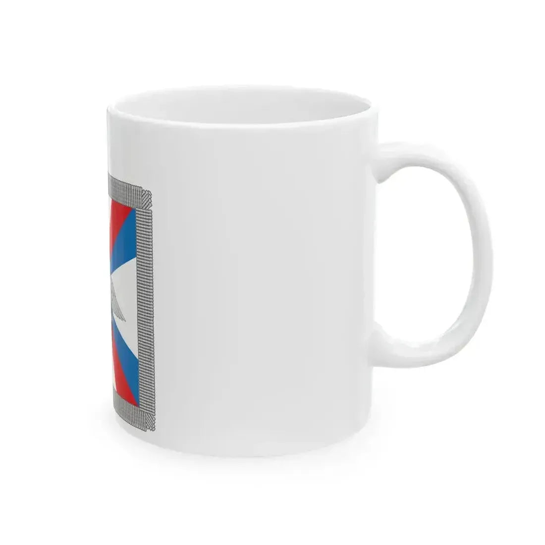 Commendation badge of the Commander in chief of the Land Forces of RF (Russia) White Coffee Mug - Go Mug Yourself