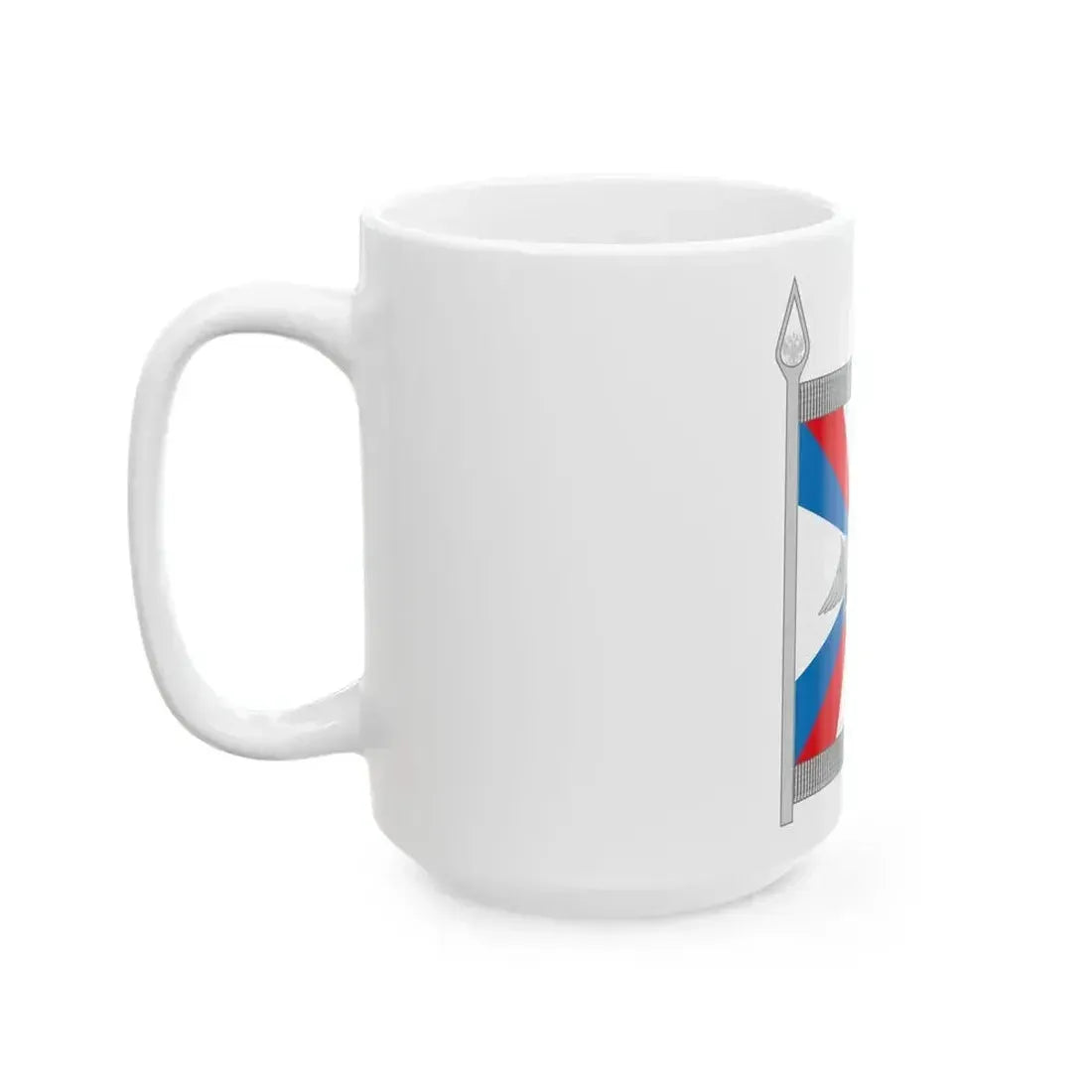 Commendation badge of the Commander in chief of the Land Forces of RF (Russia) White Coffee Mug - Go Mug Yourself