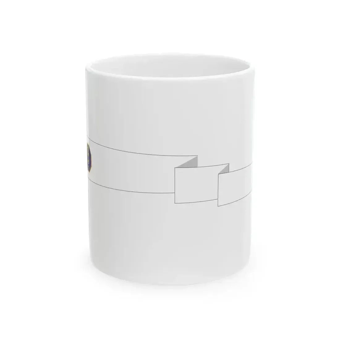 Commissioning pennant of India (India) White Coffee Mug 11oz - Go Mug Yourself