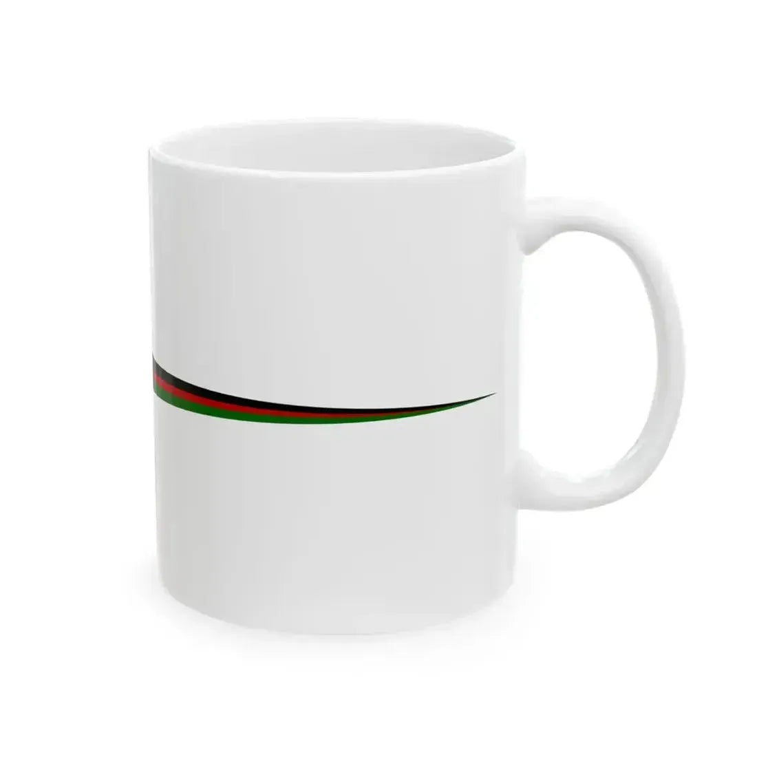 Commissioning pennant of Kenya (Kenya) White Coffee Mug - Go Mug Yourself