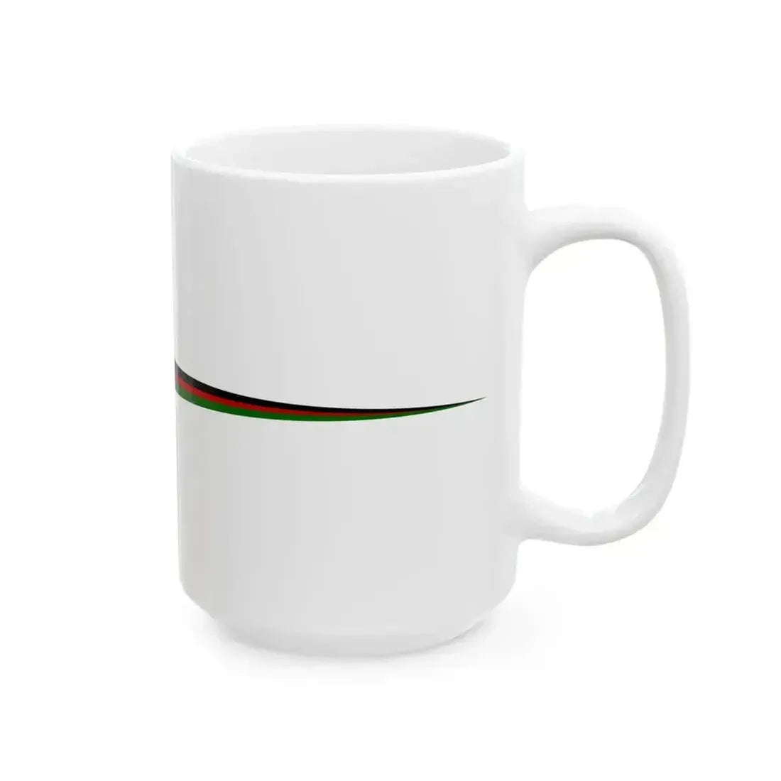 Commissioning pennant of Kenya (Kenya) White Coffee Mug - Go Mug Yourself