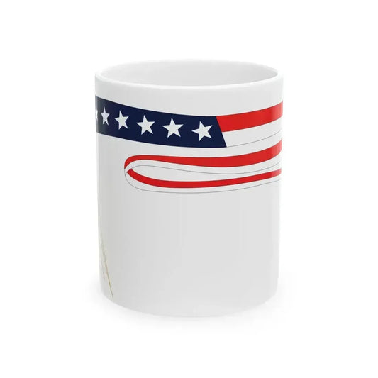 Commissioning Pennant (United States) White Coffee Mug 11oz - Go Mug Yourself