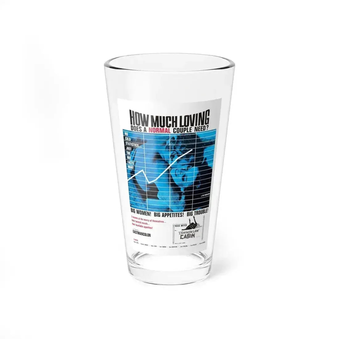 COMMON LAW CABIN 1967 Movie Poster - Pint Glass 16oz 16oz - Go Mug Yourself
