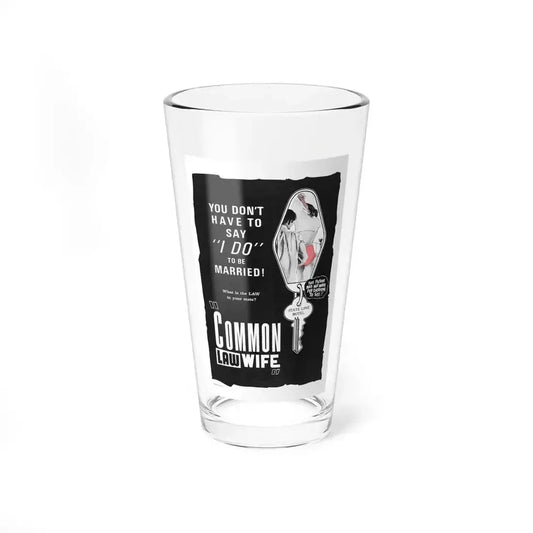 COMMON LAW WIFE 1961 Movie Poster - Pint Glass 16oz 16oz - Go Mug Yourself