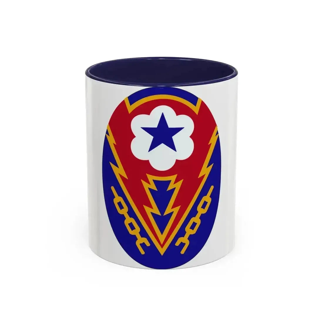 Communications Zone Personnel Europe (U.S. Army) Accent Coffee Mug 11oz Navy - Go Mug Yourself