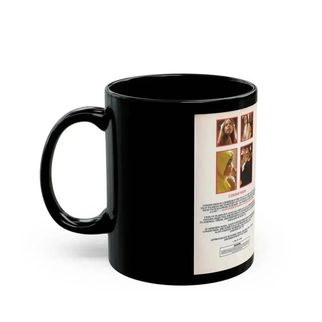 COMMUNION ALFRED SOLE (VHS COVER) - Black Coffee Mug - Go Mug Yourself