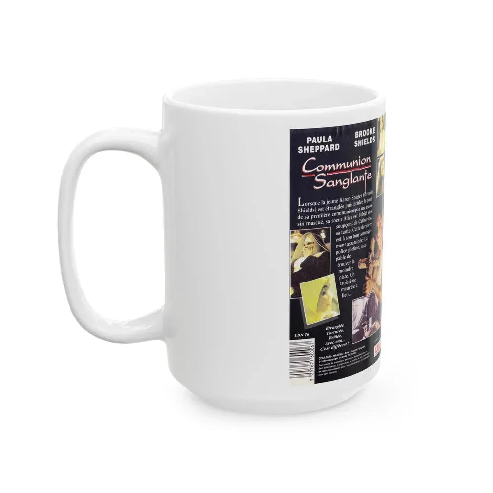 COMMUNION SANGLANTE (VHS COVER) - White Coffee Mug - Go Mug Yourself