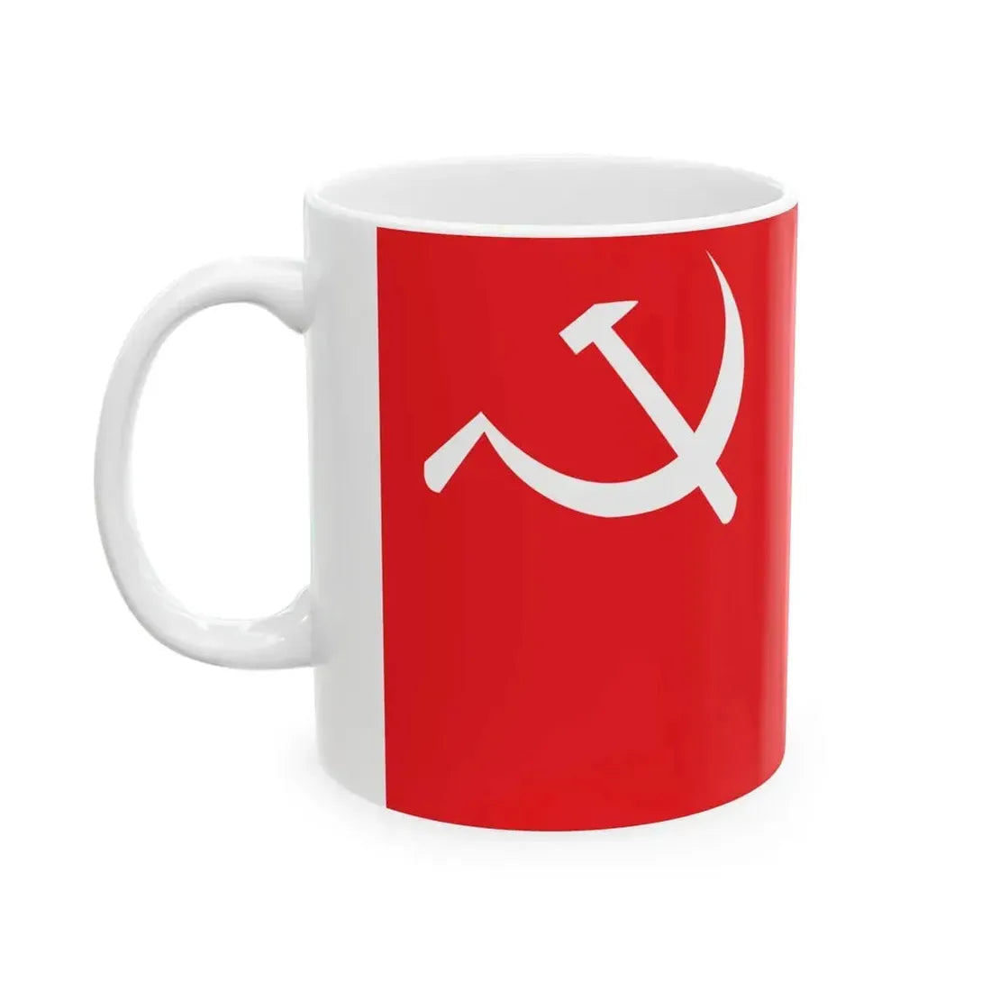 Communist Party of Bhutan Flag (Bhutan) White Coffee Mug - Go Mug Yourself