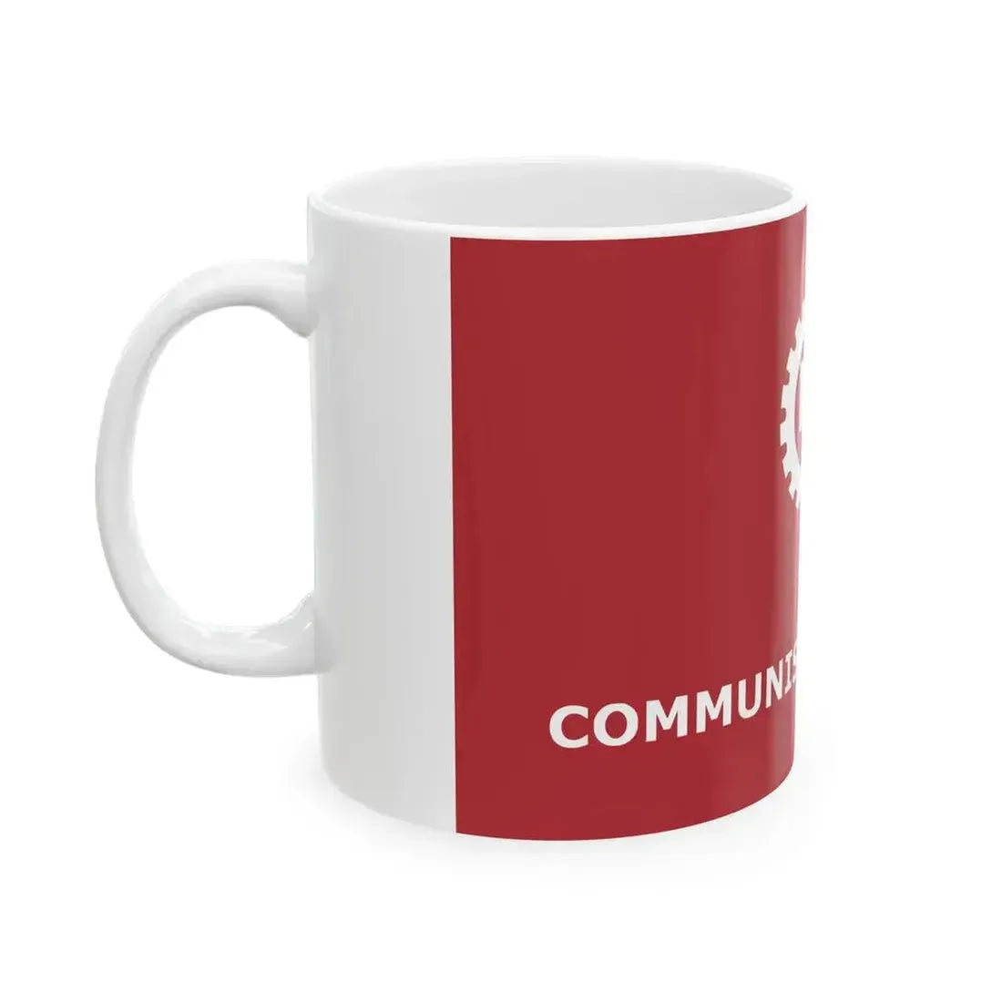 Communist Party USA Flag (United States) White Coffee Mug - Go Mug Yourself