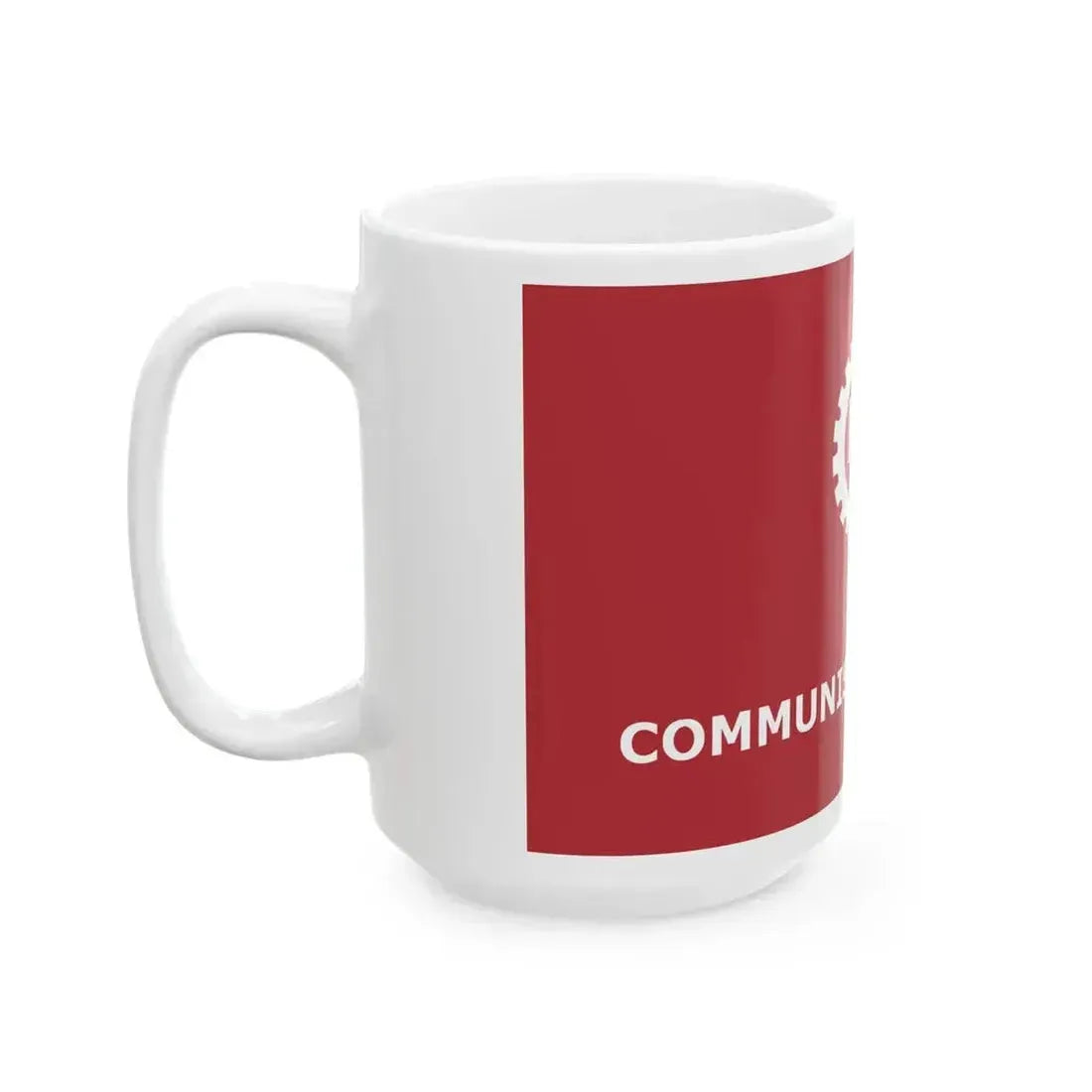 Communist Party USA Flag (United States) White Coffee Mug - Go Mug Yourself