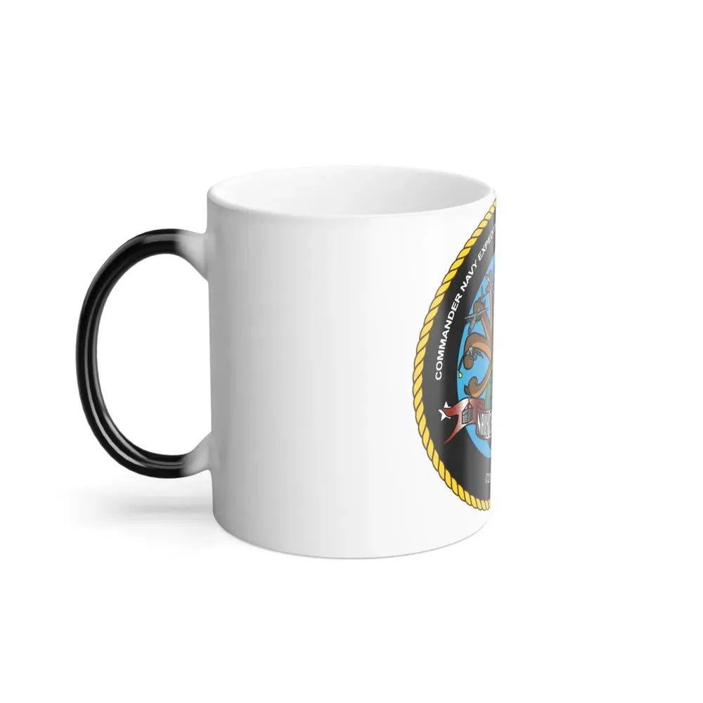COMNAVELSG Cargo Handlers Commander Navy Expeditionary Logistics Support Group (U.S. Navy) Color Changing Mug 11oz - Go Mug Yourself