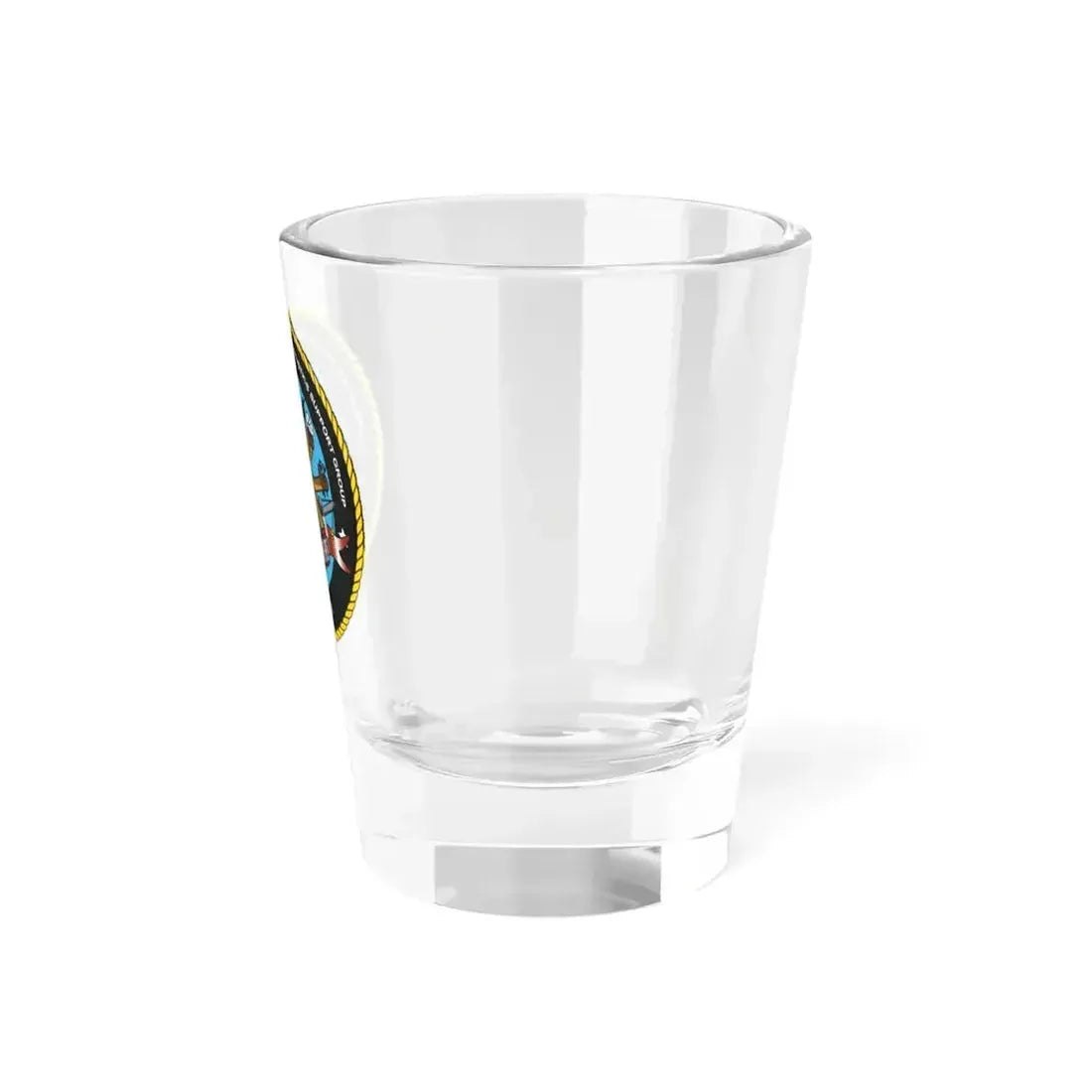 COMNAVELSG Cargo Handlers Commander Navy Expeditionary Logistics Support Group (U.S. Navy) Shot Glass 1.5oz - Go Mug Yourself