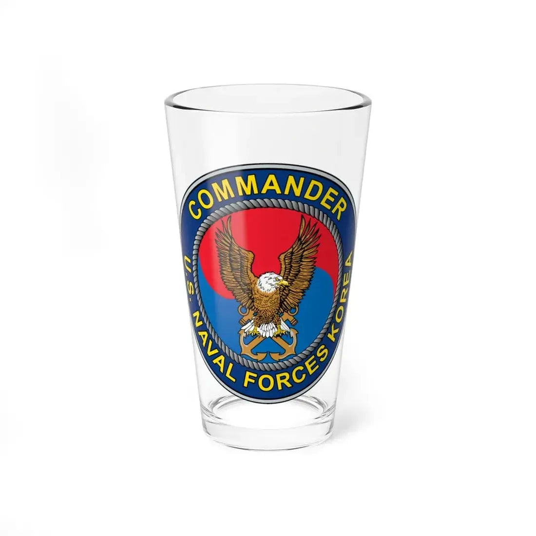 COMNAVFOR Korea Commander Naval Forces Korea (U.S. Navy) Pint Glass 16oz 16oz - Go Mug Yourself