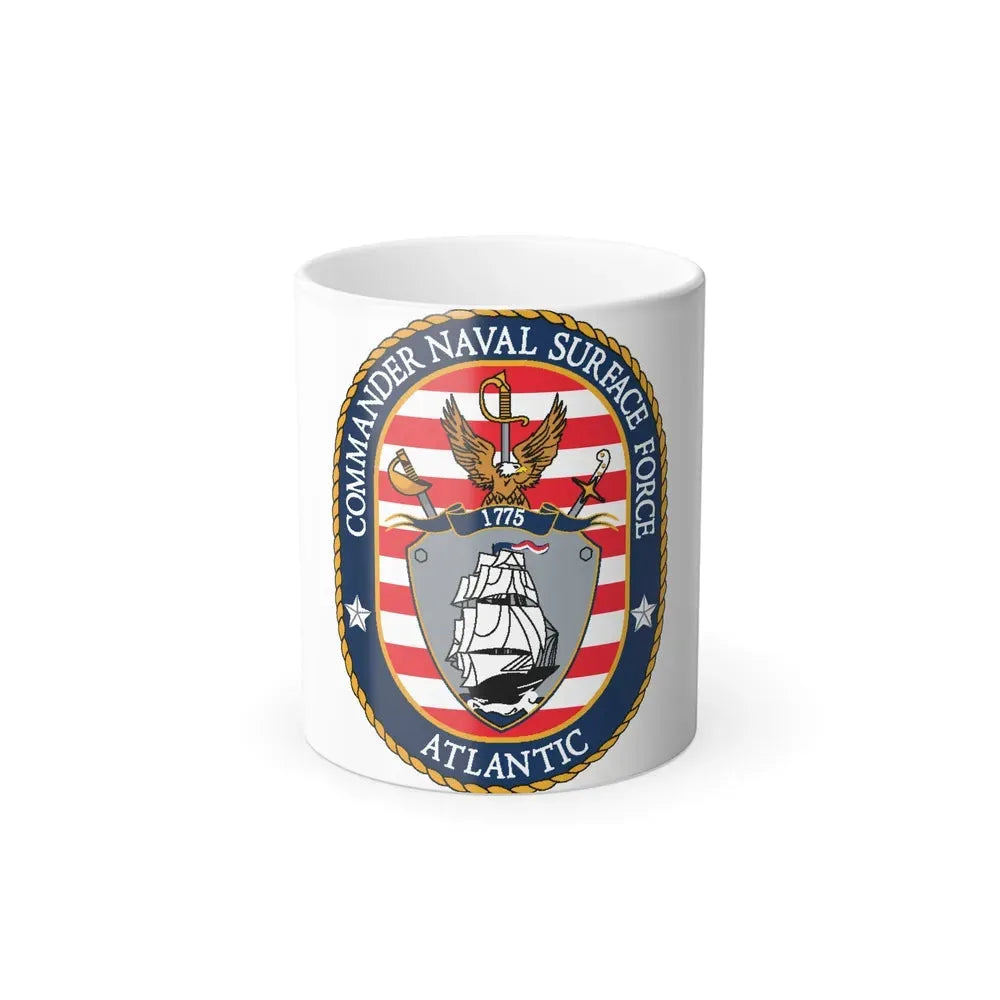 COMNAVSURFLANT N44 Commander Naval Surface Force Atlantic (U.S. Navy) Color Changing Mug 11oz Default Title 11oz - Go Mug Yourself