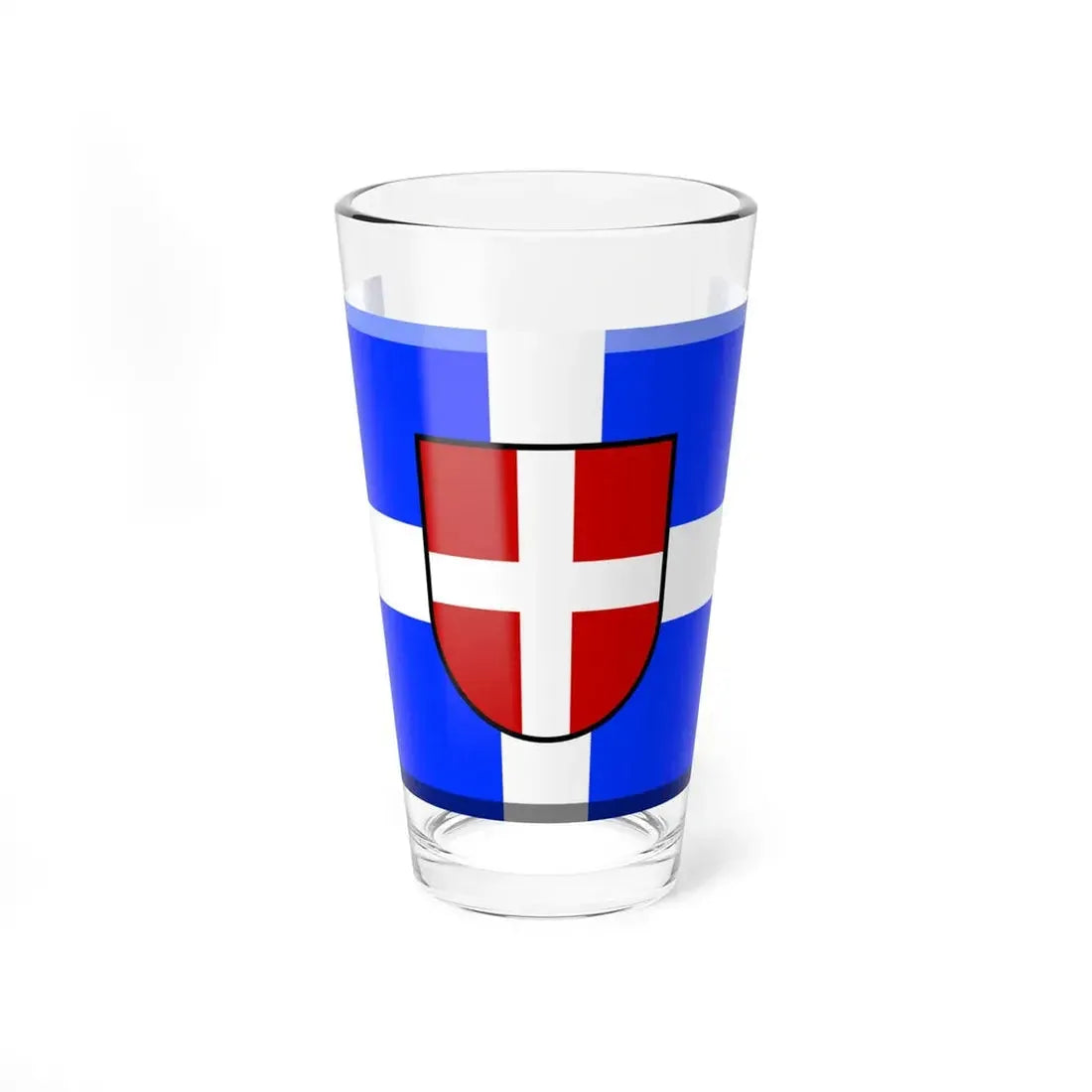 Como 1907 flag (Italy) Pint Glass 16oz 16oz - Go Mug Yourself