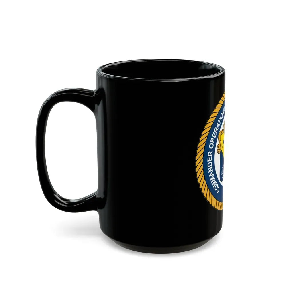 COMOPTEVFOR Commander Operational Test & Evaluation Force (U.S. Navy) Black Coffee Mug - Go Mug Yourself