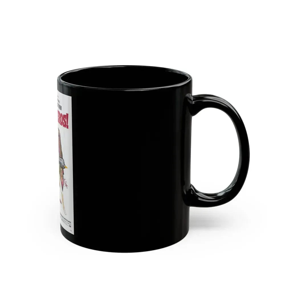 COMPANEROS 1970 Movie Poster - Black Coffee Mug - Go Mug Yourself