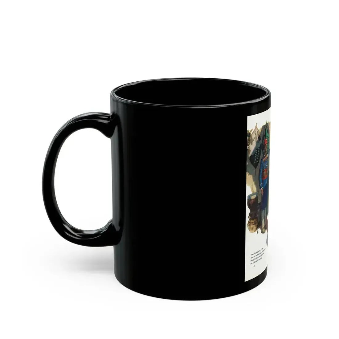 Companion Magazine Illustration, October 1942_1 - Black Coffee Mug - Go Mug Yourself