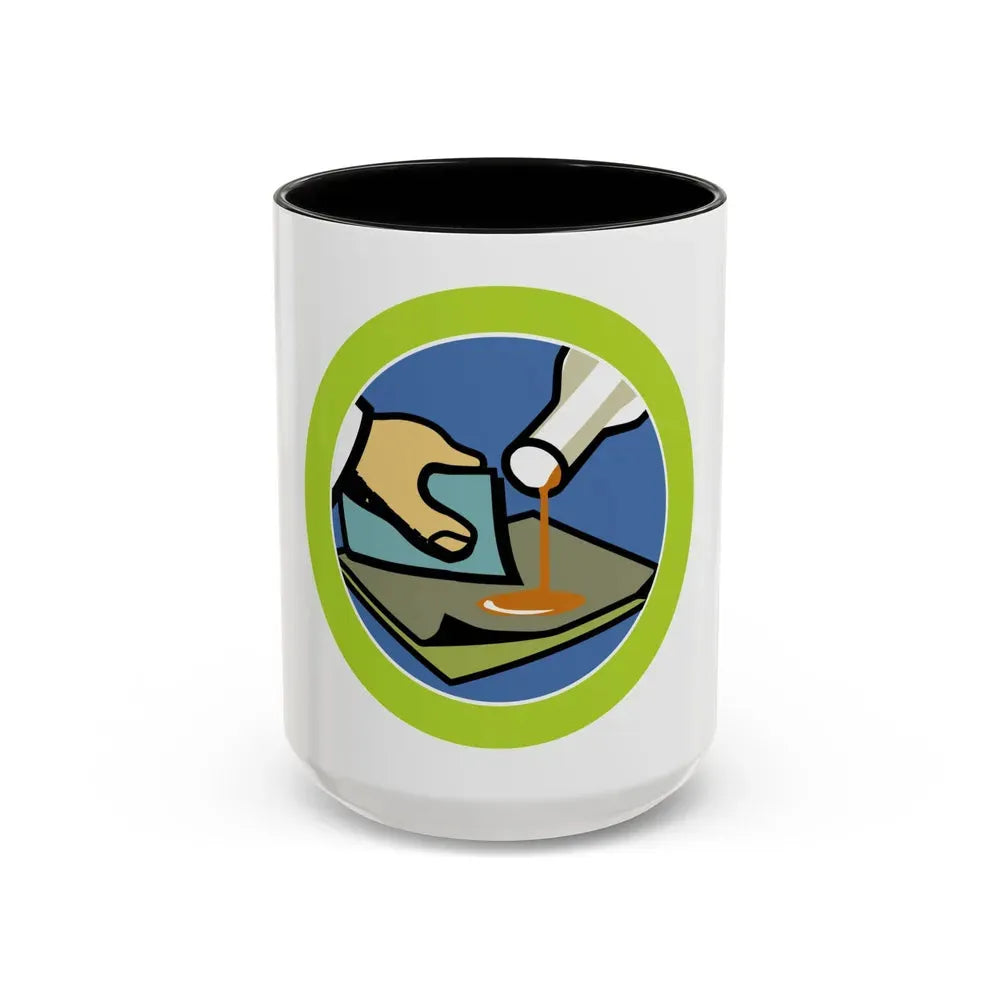 Composite Materials (Boy Scout Merit Badge) Accent Coffee Mug 15oz Black - Go Mug Yourself