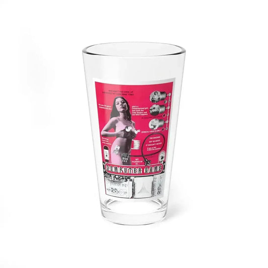 COMPUTER GAME 1973 Movie Poster - Pint Glass 16oz 16oz - Go Mug Yourself