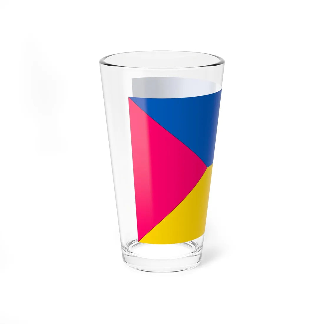 Conceptual Flag of Raspberry Ukraine (Ukraine) Pint Glass 16oz - Go Mug Yourself